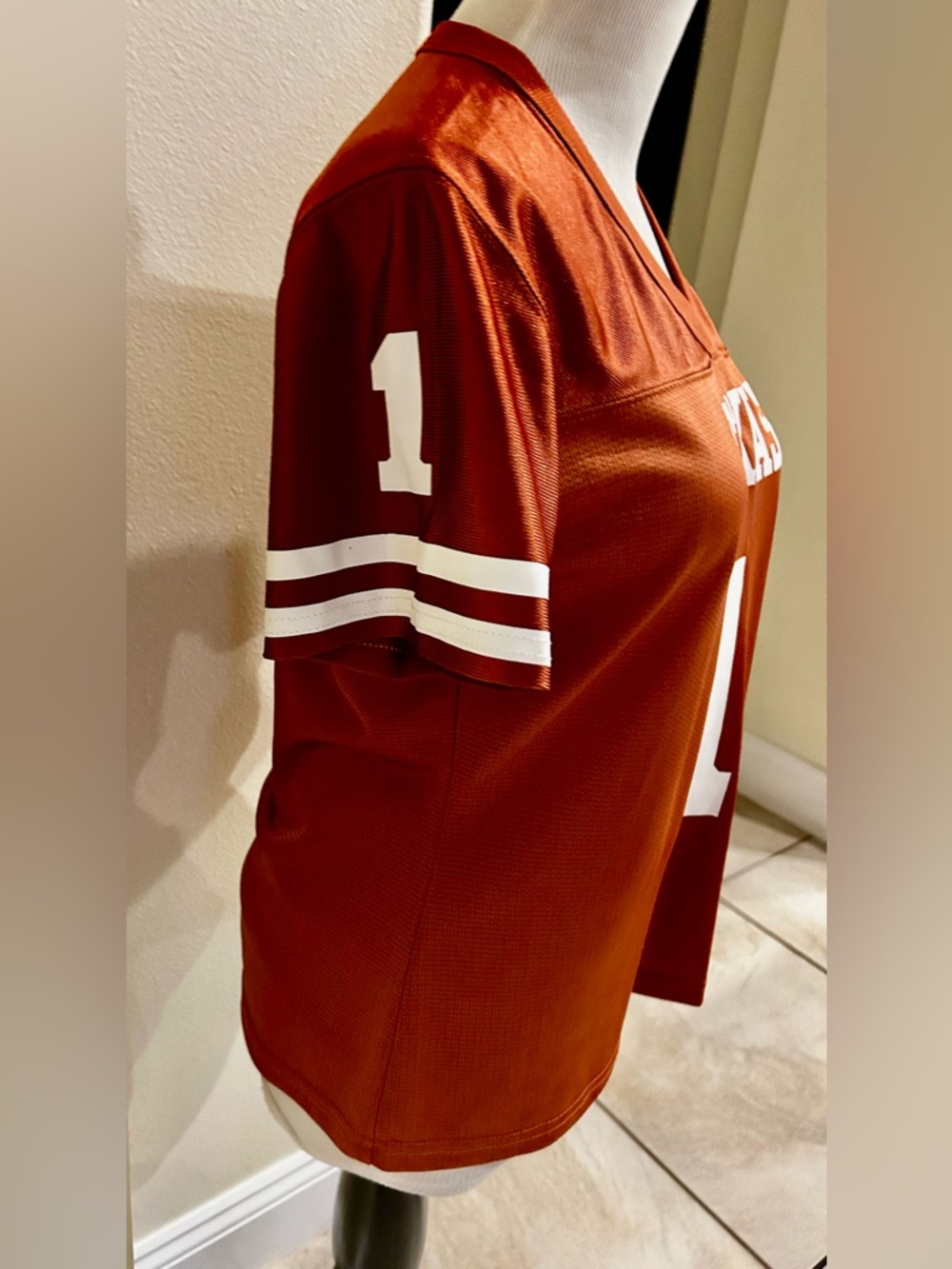 Nike Texas Longhorns #1 Football Jersey Womens Small Team Authentic Burnt Orange - Picture 3 of 11